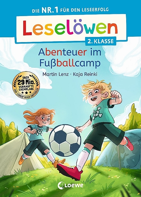 [Rezension] Leselöwen 2. Klasse – Abenteuer im Fußballcamp – Martin Lenz