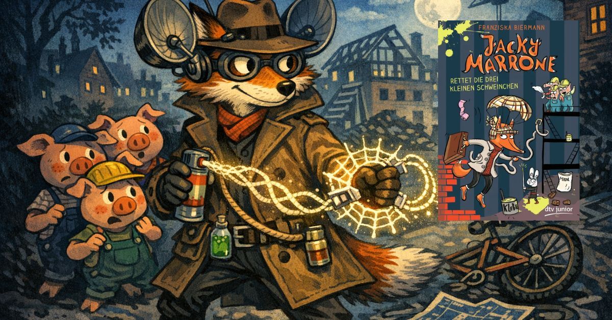 Jacky Marrone rettet die drei kleinen Schweinchen